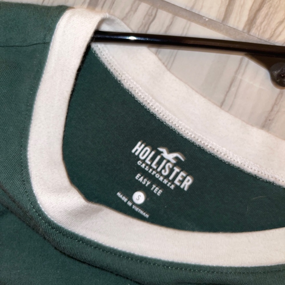 green striped Hollister long sleeve